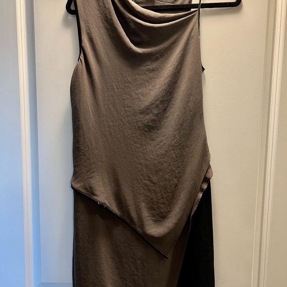 Helmut Lang Asymmetrical Knee Length Dress - Picture 4 of 7